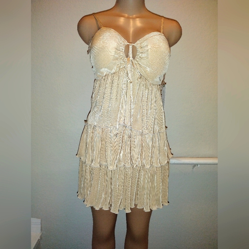 Almost Famous Metallic women dress
